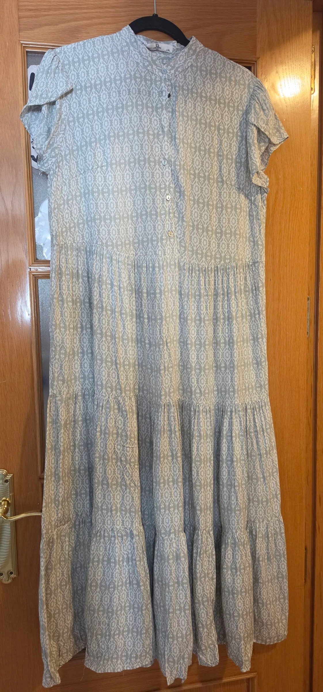 Vestido longo verde estampado boêmio Last Queen Paris G/GG – photo 6